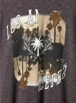 Null LA Abstract Relaxed Fit Super Soft Slub Crew Neck Tee -Cheap Torrid Shop 40085092 08850 av3