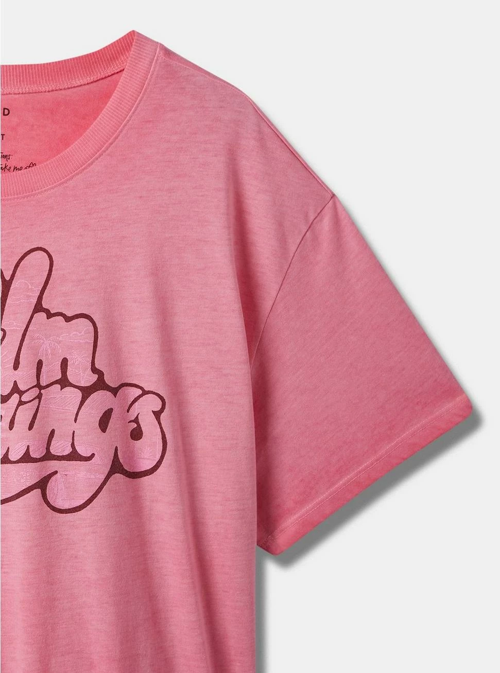 Null Palm Springs Relaxed Fit Signature Jersey Crew Neck Crop Tee 4 Null Palm Springs Relaxed Fit Signature Jersey Crew Neck Crop Tee - Image 2