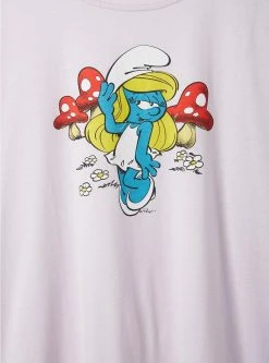 TORRID The Smurfs Classic Fit Cotton Crew Seam Tee -Cheap Torrid Shop 40085770 00827 av3