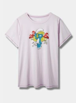 TORRID The Smurfs Classic Fit Cotton Crew Seam Tee