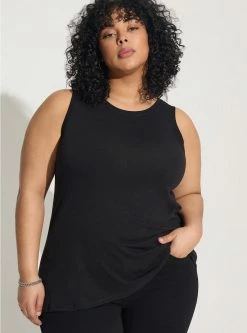 TORRID Vintage Super Soft Slub Crew Neck Tank