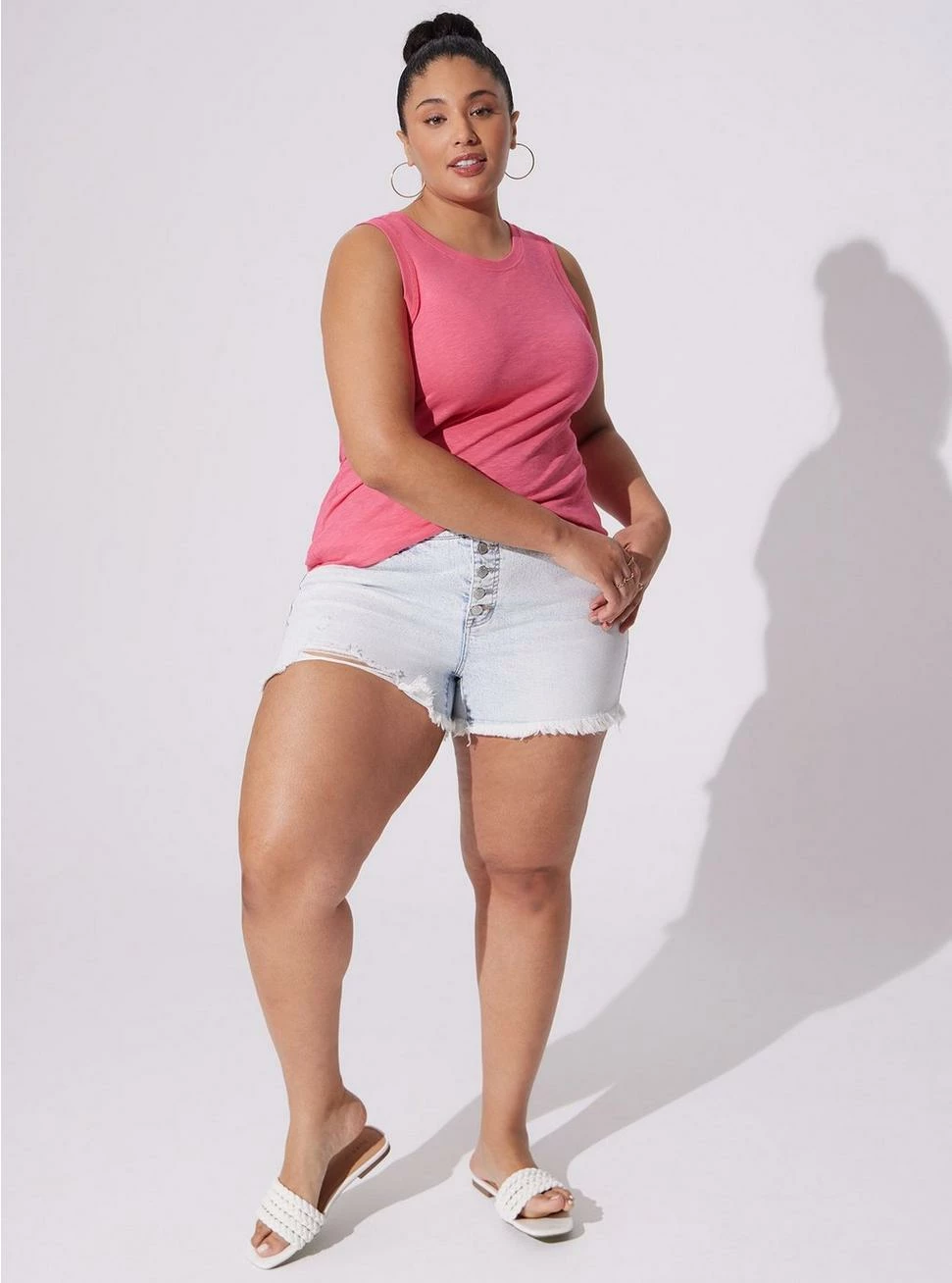 TORRID Vintage Super Soft Slub Crew Neck Tank 4 TORRID Vintage Super Soft Slub Crew Neck Tank - Image 2