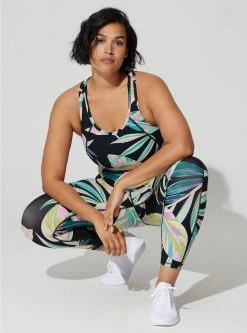 TORRID Performance Core Crop V Band Active Legging -Cheap Torrid Shop 40100907 10216 av3