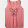 Null Butterfly Cotton Scoop Neck Tank -Cheap Torrid Shop 40100990 00004 hi
