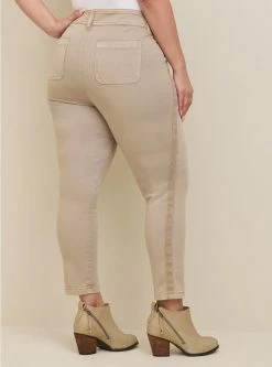 TORRID Crop Aviator Skinny Stretch Twill Mid-Rise Pant -Cheap Torrid Shop 40105151 10469 av2