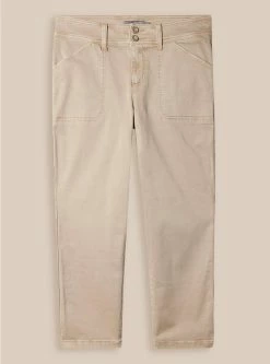 TORRID Crop Aviator Skinny Stretch Twill Mid-Rise Pant -Cheap Torrid Shop 40105151 10469 flat