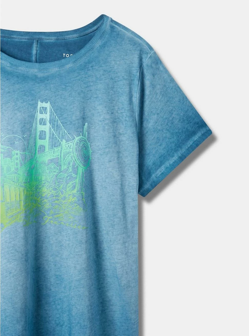 Null The Bay Vintage Cotton Crew Neck Tee 4 Null The Bay Vintage Cotton Crew Neck Tee - Image 2