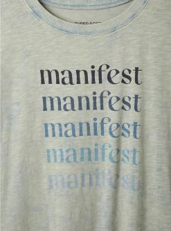 Null Manifest Vintage Super Soft Slub Crew Neck Tee -Cheap Torrid Shop 40105699 05217 av3