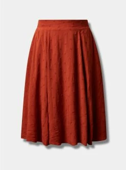 TORRID Midi Eyelet Aline Skirt -Cheap Torrid Shop 40105995 05473 flat