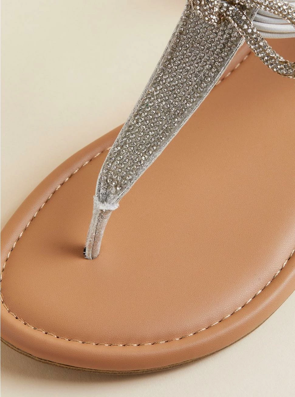 TORRID Elastic Band With Bow Detail Sandal (WW) 6 TORRID Elastic Band With Bow Detail Sandal (WW) - Image 4