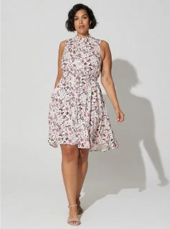 TORRID Mini Stretch Challis Hi-Low Dress