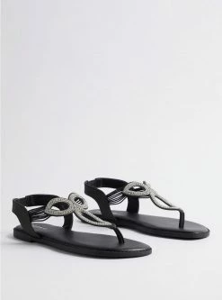 TORRID Rhinestone Circular Elastic Slide (WW)