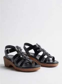 TORRID Wood Fisherman Block Heels (WW)