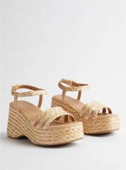 TORRID All Over Raffia Platform Wedge (WW)