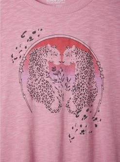 Null Night Leopard Super Super Soft Slub Crew Neck Tee -Cheap Torrid Shop 40110018 07469 av3