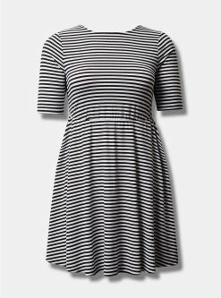TORRID Mini Jersey Twist Back Skater Dress 11 TORRID Mini Jersey Twist Back Skater Dress -Cheap Torrid Shop 40110537 05995 flat