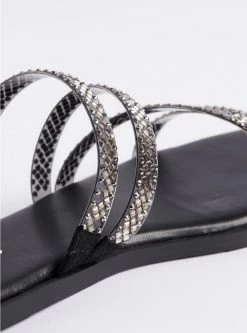 TORRID Jelly Detail Embellished Square Toe Sandal (WW) -Cheap Torrid Shop 40110575 00133 av3