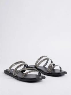 TORRID Jelly Detail Embellished Square Toe Sandal (WW)