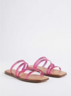 TORRID Jelly Detail Embellished Square Toe Sandal (WW)