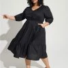 TORRID Midi Poplin Tiered Dress 1 TORRID Midi Poplin Tiered Dress -Cheap Torrid Shop 40110749 00684 hi