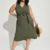 TORRID Midi Rayon Slub Sleeveless Shirt Dress 2 TORRID Midi Rayon Slub Sleeveless Shirt Dress -Cheap Torrid Shop 40120177 06580 hi