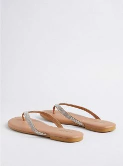 TORRID Rhinestone Flip Flop (WW) -Cheap Torrid Shop 40120236 02579 av2