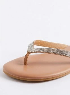 TORRID Rhinestone Flip Flop (WW) -Cheap Torrid Shop 40120236 02579 av3