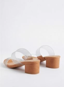 TORRID PVC Block Heel Sandal (WW) -Cheap Torrid Shop 40125000 07493 av2