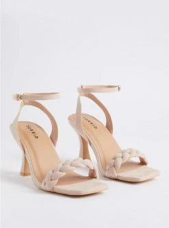TORRID Braided Mid Heel Sandal (WW)