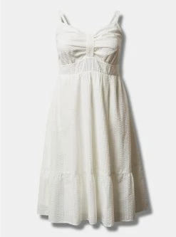 TORRID Midi Poplin Tiered Dress 9 TORRID Midi Poplin Tiered Dress -Cheap Torrid Shop 40125181 06452 flat