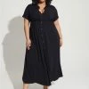TORRID Maxi Rayon Slub Button Front Godet A-line Dress 2 TORRID Maxi Rayon Slub Button Front Godet A-line Dress -Cheap Torrid Shop 40125209 00684 hi