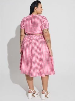 TORRID Midi Seer Sucker Smocked Skirt Set 8 TORRID Midi Seer Sucker Smocked Skirt Set -Cheap Torrid Shop 40125261 06860 av2