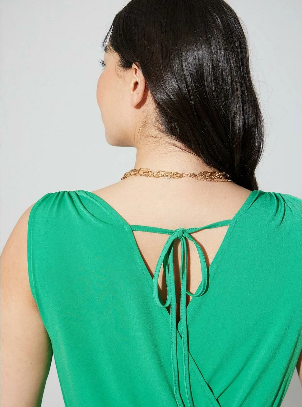 TORRID Studio Knit Surplice Tie Back Jumpsuit 6 TORRID Studio Knit Surplice Tie Back Jumpsuit - Image 4