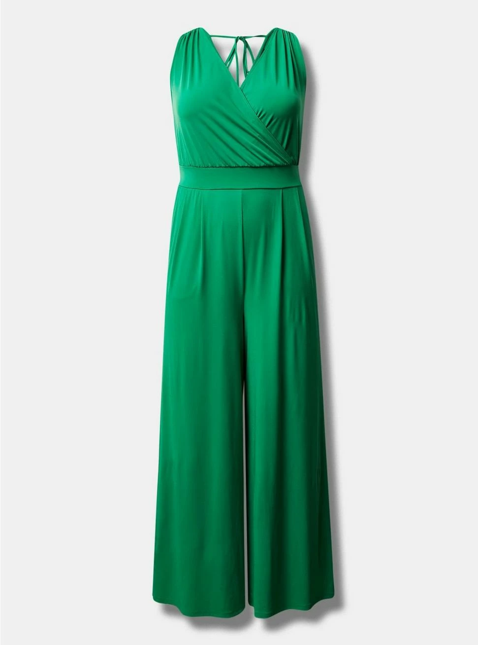 TORRID Studio Knit Surplice Tie Back Jumpsuit 7 TORRID Studio Knit Surplice Tie Back Jumpsuit - Image 5