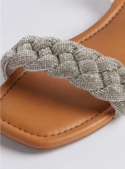 TORRID Embellished Braided Gladiator Sandal (WW) 11 TORRID Embellished Braided Gladiator Sandal (WW) -Cheap Torrid Shop 40125411 00013 av4