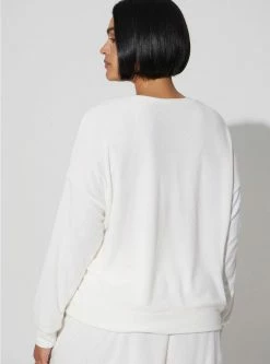 TORRID Terry Cloth Long Sleeve Beach Sweatshirt -Cheap Torrid Shop 40125426 06452 av2