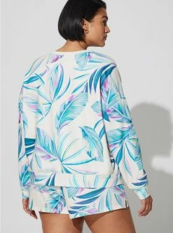 TORRID Terry Cloth Long Sleeve Beach Sweatshirt -Cheap Torrid Shop 40125426 10475 av3