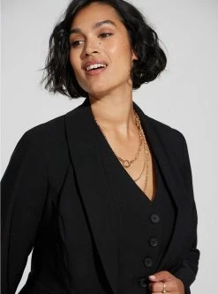 TORRID Studio Refined Crepe Peplum Blazer -Cheap Torrid Shop 40125557 00684 av3