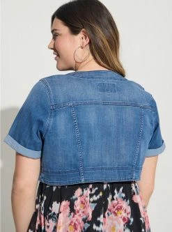 TORRID Denim Crop Bolero 9 TORRID Denim Crop Bolero -Cheap Torrid Shop 40125566 10372 av2