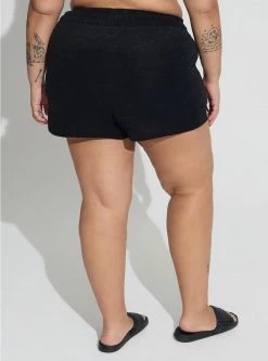 TORRID Terry Cloth Split Side Beach Short -Cheap Torrid Shop 40130090 00684 av2