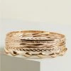 Null Multi Textured Bangle Bracelets
