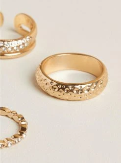 Null Multi Textured Ring Set -Cheap Torrid Shop 40145014 00144 av5