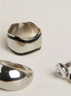 Null Stone And Enamel Ring Set -Cheap Torrid Shop 40160143 00009 av2