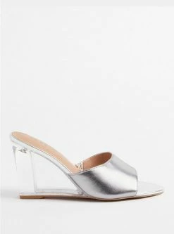 TORRID Lucite Wedge Mule (WW) -Cheap Torrid Shop 40185080 00009 av2