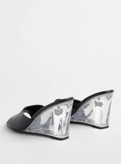 TORRID Lucite Wedge Mule (WW) -Cheap Torrid Shop 40185080 00133 av3