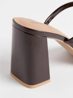 TORRID Double Band Flared Heel Mule (WW) -Cheap Torrid Shop 40185140 00136 av4