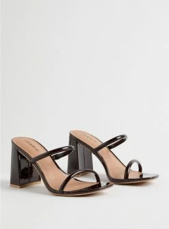 TORRID Double Band Flared Heel Mule (WW)