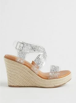 TORRID Embellished Espadrille Wedge (WW) -Cheap Torrid Shop 40185175 00575 av2