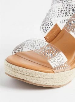 TORRID Embellished Espadrille Wedge (WW) -Cheap Torrid Shop 40185175 00575 av4