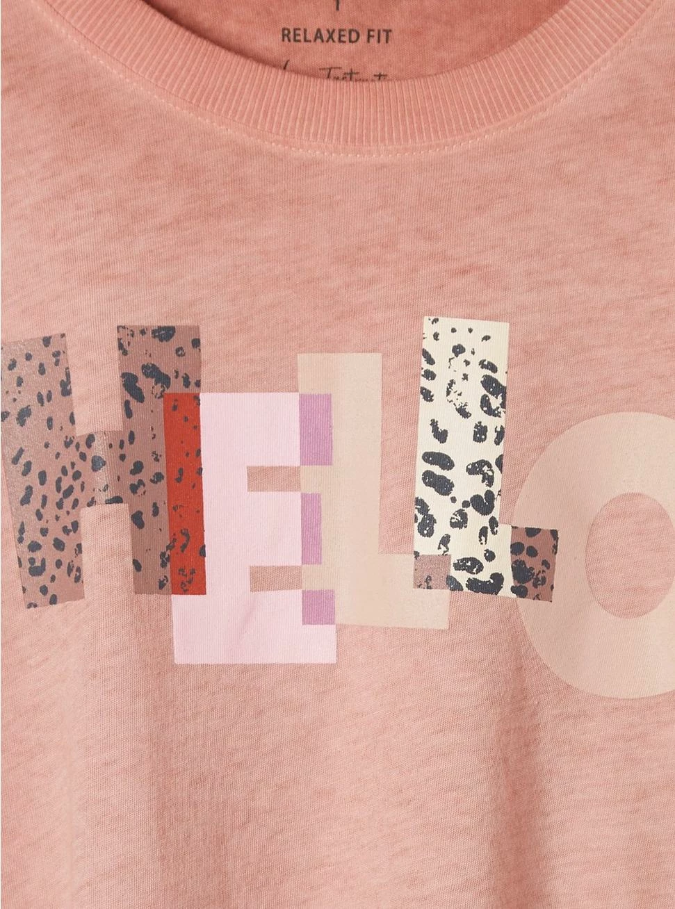 TORRID Hello Relaxed Fit Signature Jersey Crew Neck Roll Sleeve Crop Tee 6 TORRID Hello Relaxed Fit Signature Jersey Crew Neck Roll Sleeve Crop Tee - Image 4